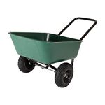 Garden Star 70019 Garden Barrow Dual-Wheel Residential Wheelbarrow Garden Cart