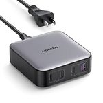 UGREEN 100W USB C Charger, Nexode 4 Ports USB C Charging Station, GaN Desktop Charger Compatible with MacBook Pro, iPhone 15/14/13/12, Galaxy S23 S22, iPad, Steam Deck and More