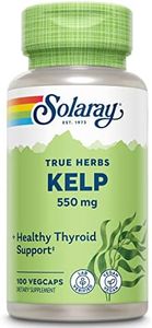 Solaray Kelp 550mg Algas Marinas 100 VegCaps 100 Unidades 100 g