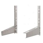 Wall Mounted AC Outdoor Unit Mounting Brackets Ac Stand 1.5 to 2 Ton ( Size 20 inch ) Shelf Bracket (Iron)