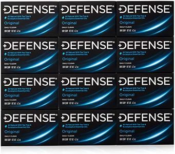 Defense Soap 12pk All Natural Tea Tree Bar Soap for Men | Made by Wrestlers with Tea Tree Oil & Eucalyptus Oil to Promote Healthy Skin