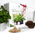 Garden Pack Herb Garden Kit – 10 Herb Varieties – Grow Your Own Herbs Indoors – Windowsill Garden Kit with Seeds for Planting UK