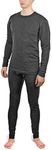 Sheep Run Merino Wool Men's Thermal Underwear Long Sleeve Baselayer Set (Grey, S)