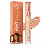 Mila Beauté Built to Cover Liquid Concealer for Women With Spf & Hyaluronic Acid| Full Coverage Matte Finish Concealer for Dark Circles | Easily Blendable & Waterproof Formula| Suitable for Indian Skin Tones - 105P True Maple