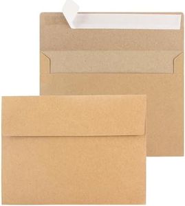 100 Pack Kraft Envelopes,A7 Invitation Envelopes,5x7 Envelopes for Invitations,Envelopes,Wedding,Brown Kraft Envelopes for Personalize Birthday Party