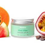 WildMint Viva Vibe Natural SPF 30 | Zinc Oxide Mineral Sunscreen Broad Spectrum UVA & UVB Protection | For Sensitive Skin Sun Protection | For Kids 3+ | UK Made Vegan & Cruelty-Free Skincare | 50ml