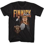 Hunger Games Movie Finnick Odair Duo Photo Adult Short Sleeve T Shirt Vintage Style Graphic Tees, Black, Large