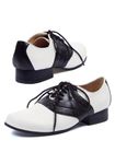 Ellie Shoes Women's 105-SD Oxford, Black/White, 6