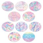 Dexcom adhesive mix Design - Adhesive Patches with split backing, easy to apply x 10 Pack - Iridescent (Dexcom G6)