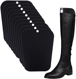 Ruisita 10 Pieces (5 Pairs) Boot Shaper Form Inserts Boots Tall Support for Women and Men…, Black, 12/14/16 inches