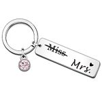 QMVMV Bride To Be Gifts Keyring Bridal Shower Gifts Wedding Gift Keyring Engagement Gift for Bride from Groom Bride Gift for Fiancee Bride Bachelorette Party Gifts Daughter In Law Gift