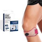 Dr. Arthritis Doctor Developed Patella Tendon Strap/Knee Strap/Brace And Handbook —Patellar Tendonitis (Jumper’s Knee), Pfps (Runner’s Knee), Itbs, Chondromalacia, Patellar Tracking (Pink, Single)