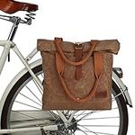 TOURBON Canvas and Leather Roll-top