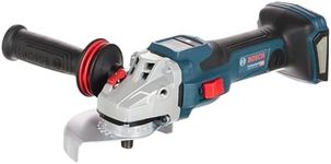 Bosch Professional BITURBO GWS 18V-15 SC cordless angle grinder (125 mm disc diameter, adjustable speed levels, excl. rechargeable batteries, in L-BOXX 136)