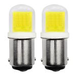 ZHENMING B15D LED Bulbs, 220V 4W COB Pygmy Bulb, Small Bayonet Cap, Replacing 30W Sewing Machines/Cooker Hood SBC Light Bulb, Cool White 6000K, Pack of 2