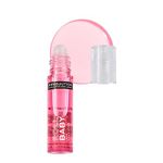 RELOVE Makeup Revolution Relove Roll Baby Glossy Lip Oil For Women, Waterproof & Long Wearing, Infused With Rosehip Oil & Goji Berry, Paraben & Cruelty-Free, Full Lip Coverage - 5Ml