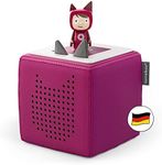 tonies Toniebox Starter Set incl. 1 Creative Figure, Audio Player for Audio Books and Songs for Kids, Easy to Use Wireless Music Box or Speaker, 7 hours of Battery, Berry