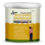 MagicWall Chalkboard Paint |1 liter - Matt finish | Water Base (Dark Golden)