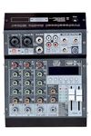 kh Audio Mixer 4 Channel for Stage Live Studio Stereo Recording DJ Stage Professional Audio Mixer Sound Board Console System Interface 4 Channel 48V Phantom Power (4 Channel DSP)