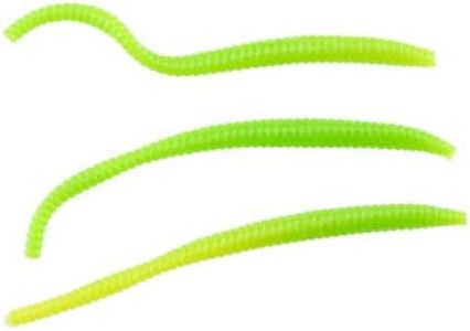 Berkley PowerBait Power Floating Trout Worm Fishing Bait, Green Chartreuse, 3in | 8cm, Irresistible Scent & Flavor, Realistic Worm Profile, Ideal for Trout and More