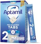 Aptamil 2 Follow On Baby Milk Formula Pre-Measured Tabs, 6-12 Months, 24 x 5 tabs