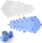 12pcs Reusable Silicone Stretch Lid