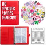 100 Envelope Challenge Binder, Easy