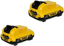 DEWALT DCB122 12V 2.0Ah Lithium-ion Batteries - 2 Pack