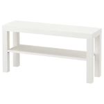 Ikea Lack TV Stand, 90 x 26 x 45 cm, Side Table in White with Bottom Compartment