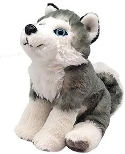 Wild Republic Cuddlekins Mini Husky, Peluche Di Animali, 20 cm, Peluche Per Neonati, Peluche Per Regalo Di Compleanno Imbottitura Realizzata Partendo Da Bottiglie Riciclate