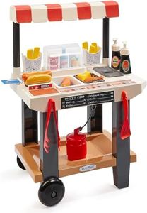 Jouets Ecoiffier - 1682 - Street Food - Jeu d'Imitation - Marchand de Hot-Dog - Origine France Garantie