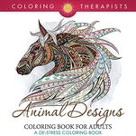 Animal Designs Coloring Book For Ad