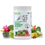 Active Green Pro - Greens Powder – 14 Superfoods - Perfect for Smoothies - Antioxidants, Fiber, Vitamins & Minerals - Detox Your Body and Improve Health and Mood – Natural Raspberry-Lemon Flavour