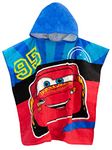 Disney Boys Towel Poncho Cars Red One Size