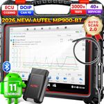 Autel Scanner MaxiPRO MP900-BT w/ $60 MV108S | 2026 DoIP & CAN-FD MP900BT Same as MS906 PRO MAX w/ECU C0ding, 3000+ Active Test, 40+ Service, OE Full Sys, Up of MP808BT PRO MP900Z-BT MP900 MK900-BT