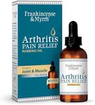 Frankincense & Myrrh Arthritis Pain Relief Rubbing Oil – Topical Pain Reliever with Essential Oils for Sciatica, Lower Back, Neck, Hands, Knees, Joints and Shoulders, 2 Fluid Ounces - 1 Pack