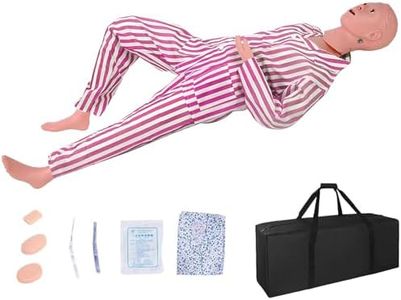Medical Mannequin for Training, Patient Care Nursing Medical Manikin Life Size Patient Human Anatomical Model with 3 Muscle Module & Urinary Catheter for Nursing Training Teaching and Practice