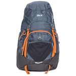 DLX Twinpeak, Flint, Backpack 45 Litres with Trekking Pole Loops, Hydration Compatible, Grey
