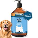 Wee Doogie 100% Pure Salmon Oil for Dogs UK | Fish Oil for Cats, Horses & Pets (1L) | 100% Pure Natural Food Grade Supplement | Omega 3, 6, 9 For Skin, Coat, Itchy Dogs, Joint, Heart, Brain Health