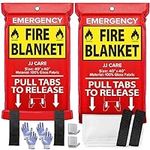 JJ CARE Fire Blanket – 2 Packs with