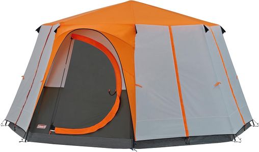 Coleman 8-Person Tent, Orange – Unisex Family Camping Shelter
