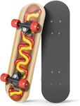 Kids Beginner Mini Skateboard from Rude Boyz - Learn Skateboarding in Style - Mini Wooden Cruiser Board Cool Graphics for Boys & Girls 3-5 Years - 17” Deck, 54mm Wheels, Lightweight - Safe & Durable