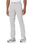 Amazon Essentials Men's Athletic-Fit Casual Stretch Khaki Pant, Light Grey, 38W x 32L