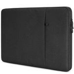 NIDOO 12" 13" Laptop Sleeve Case Protective Notebook Bag Computer Cover for 12.9" iPad Pro/13" 13.6" MacBook Air Pro M2 M1/Surface Pro 7 8 9 X/Surface Laptop Go 2/ThinkPad Z13/13.4" XPS 13 Plus, Black