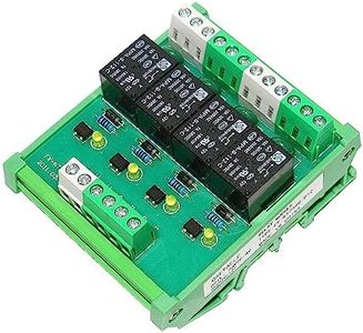 GEYA 4 Channel Relay Module 1 SPDT DIN Rail Mount AC230V Interface Relay Module(FY-T734-230VAC)