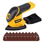 Cordless Detail Sander for Dewalt 20V Max Battery, Mellif Compact Power Sander Brushless 12,000 OPM Motor, 10pcs Sandpapers, Dust Collector for Tight Spaces, Metal, Woodworking (Battery Not Included)