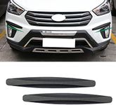 QODOLSI 2-Pack Car Bumper Protector, Front Rear Anti-Collision Rubber Strips, 3-M Glue Auto Anti-Scratch Bar, 15.75" x 1.96" Side Bumper Trim, for SUV, Pickup, Truck (Carbon Fiber Black)