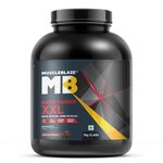 MuscleBlaze Mass Gainer XXL Powder, Chocolate (30 Servings, 3kg / 6.6lbs) | 18g Protein, 70g Carbs per Scoop | With Complex Carbs, High Protein & Digestive Enzymes
