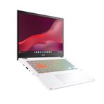 ASUS Chromebook Vibe CX34 Flip: Cloud Gaming Laptop with Stylus, 14" 144Hz Touch Display, Intel® Core™ i5-1235U, 256GB SSD, 8GB RAM, ChromeOS, Pearl White