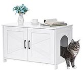 Homhedy Cat Litter Box Enclosure,Li